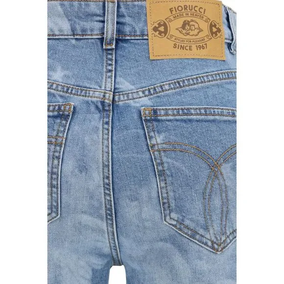 Fiorucci Women Flare Skinny Angel-Print Jeans - Picture 3 of 3